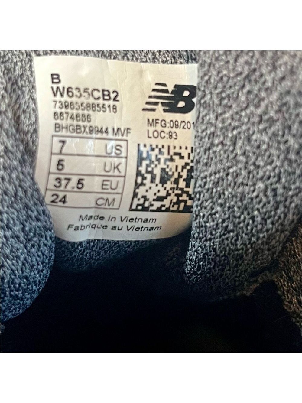 NEW BALANCE Comfort Ride 635 Lightweight Running Ortholite Sz 7 B - Picture 14 of 15